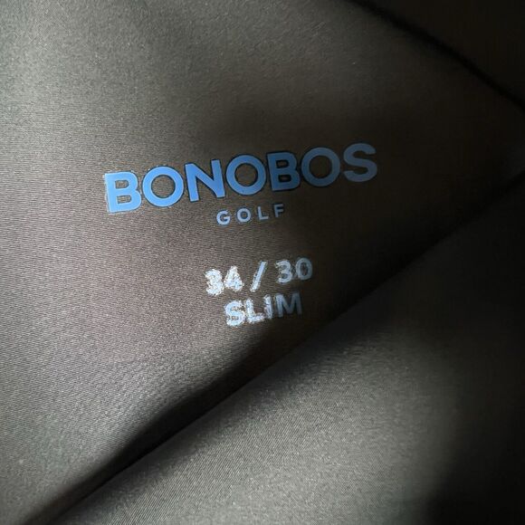 Bonobos Pants Mens Gray Golf Chino Slim Fit Performance Size 34/30 - Picture 7 of 11